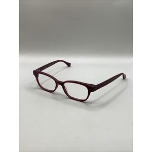 SEE Eyeglasses 5633 48-17-140 C843M Red Marbled Full Rim Frame Only